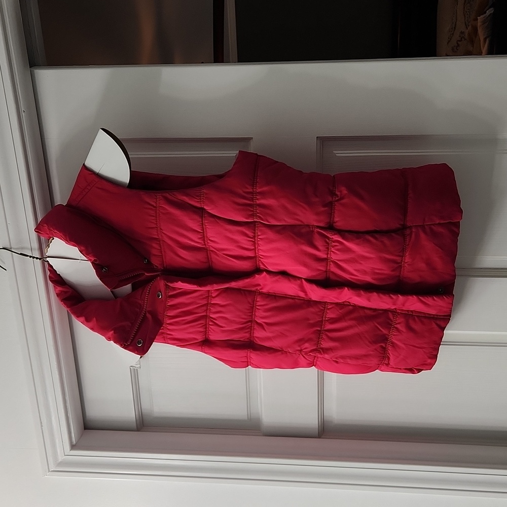 Pink Gap puffer vest Xs